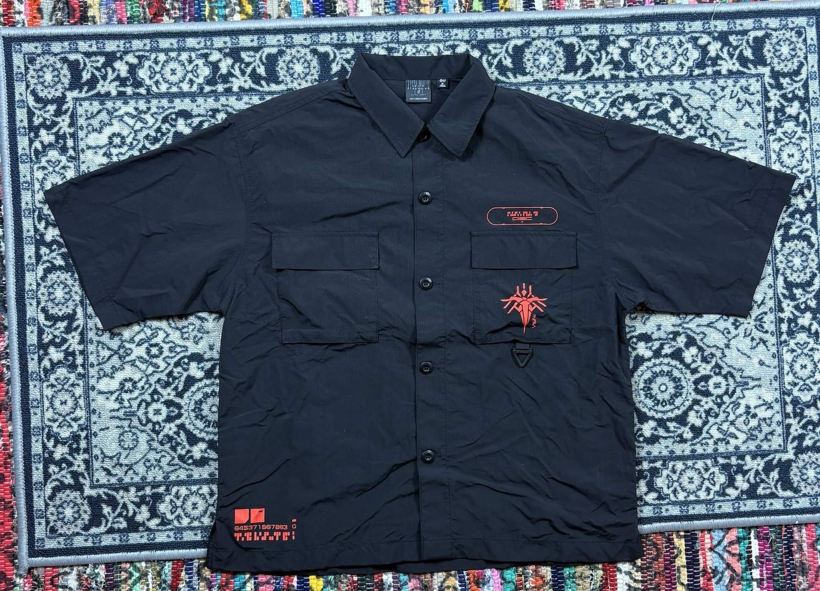 GU Death Stranding 2 On The Beach Nylon Double Pocket Shirt M C1