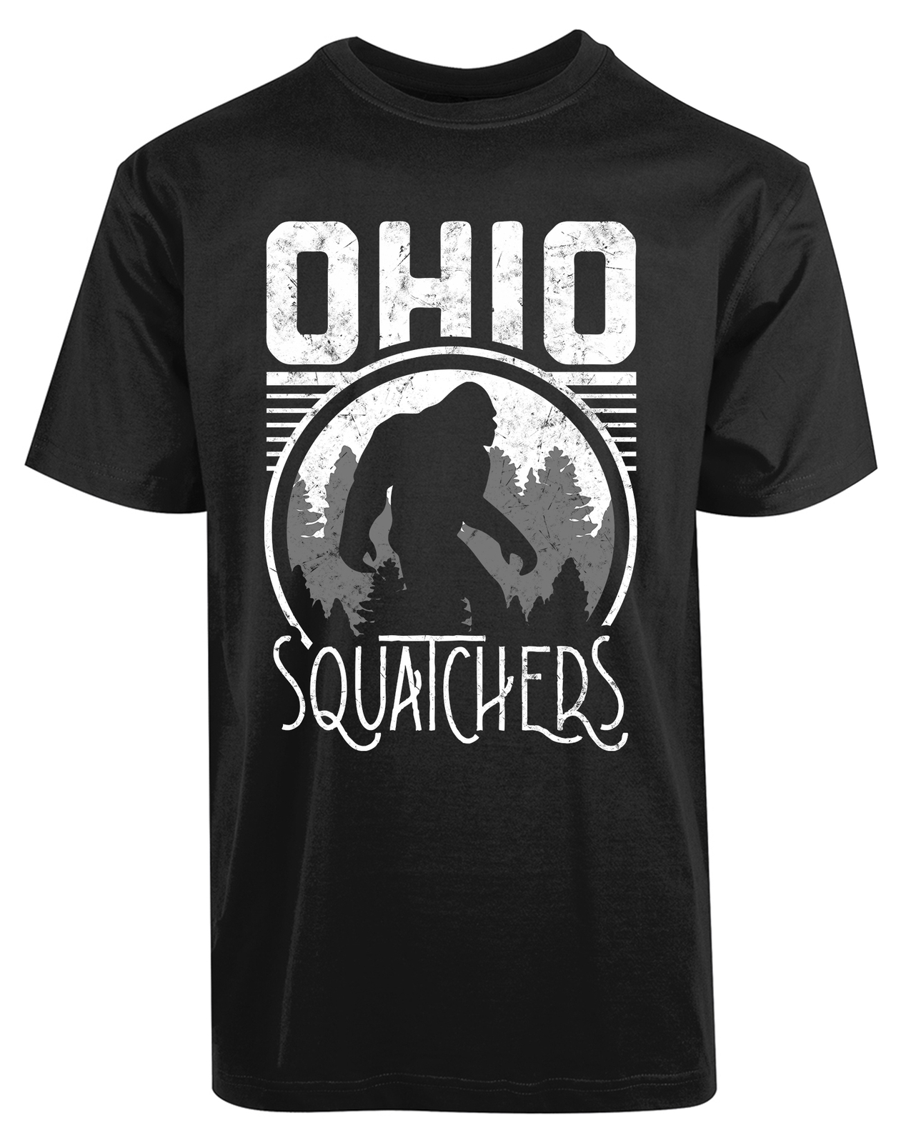 Ohio Squatchers Bigfoot Hunter New Men’s Shirt Stylish Coolest Gorilla Casual
