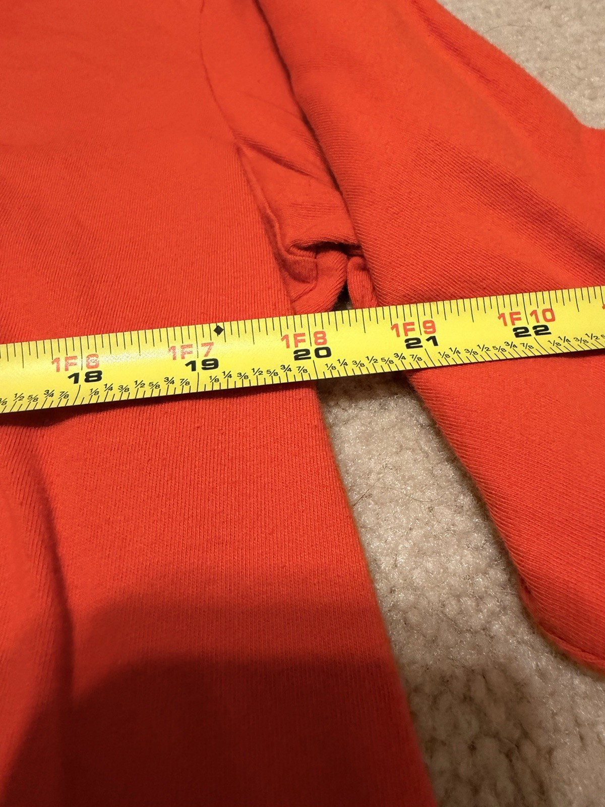 Adidas Amplifier Tee Long Sleeve Shirt Mens 2XL Orange Crew Neck Cotton Gym