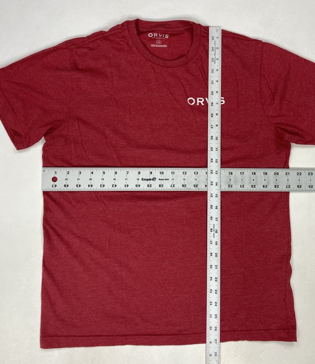 Orvis Quality Traditional Sporting Goods Graphic T-shirt Men Medium Red