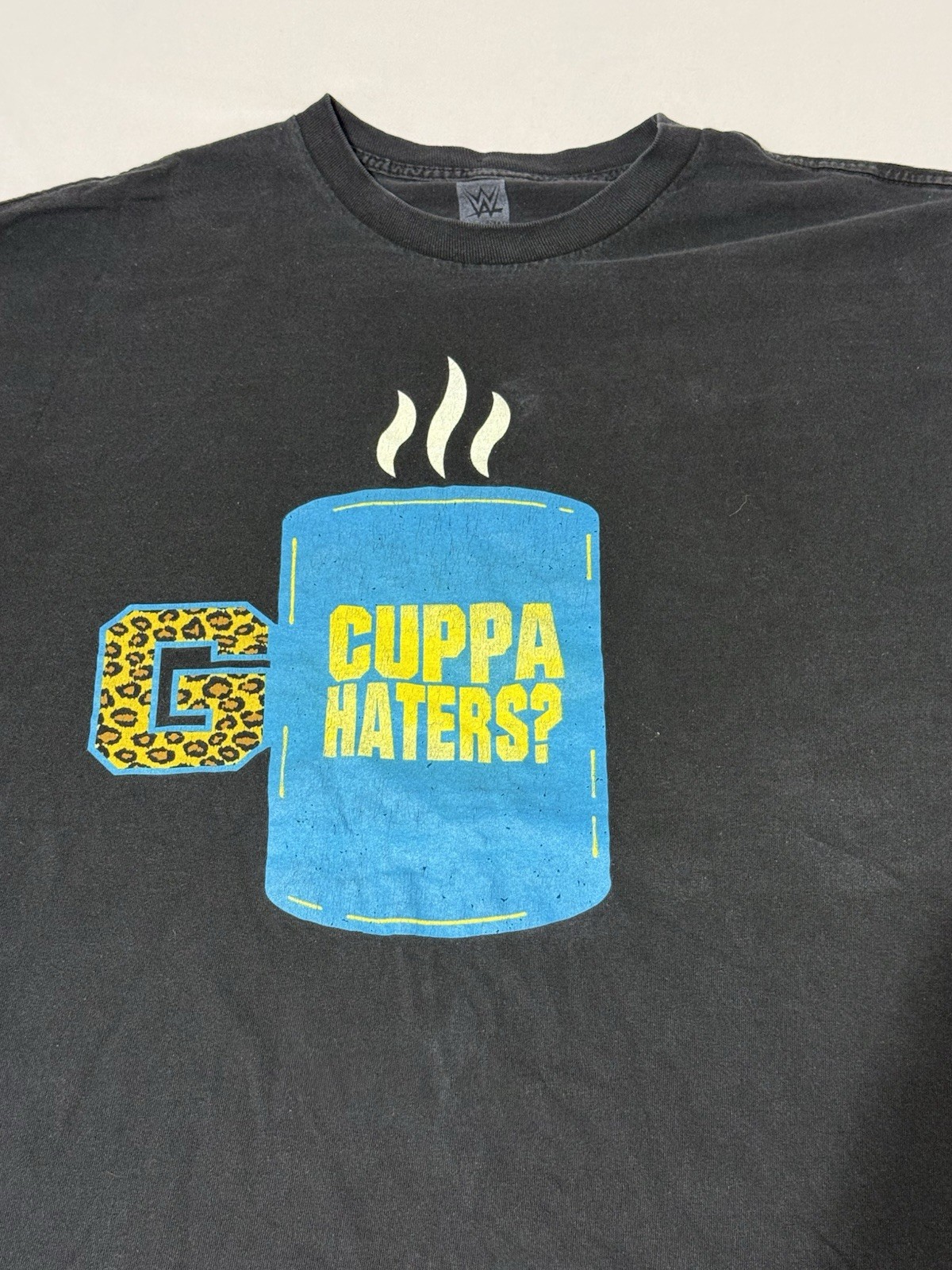 WWE Authentic Enzo Amore Big Cass Cuppa Haters T-Shirt Size XXL