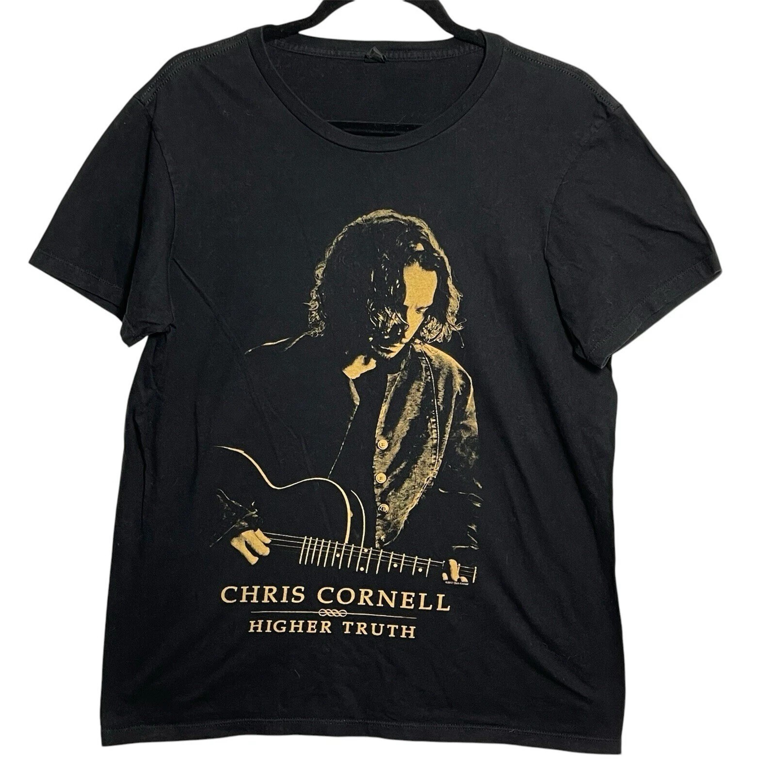 CHRIS CORNELL CONCERT T SHIRT Higher Truth Tour 2017 Black Unisex S-234XL C208