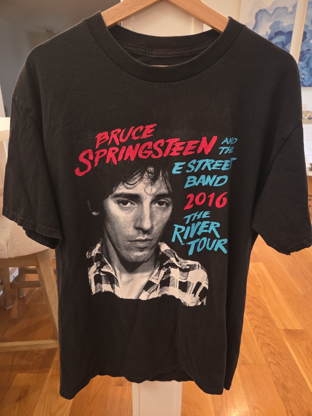 Bruce Springsteen E Street Band 2016 The River Tour Concert T-Shirt Mens Large L