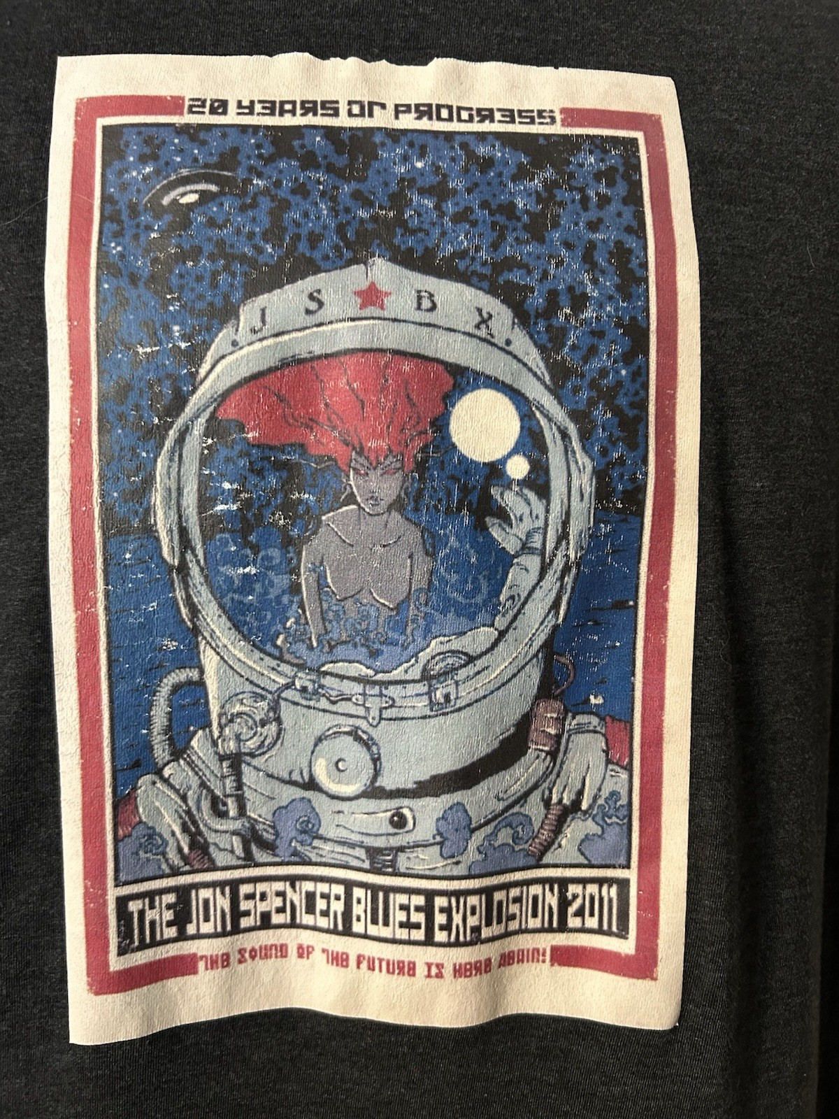 Tee: rare 2011 jon spencer blues explosion diver xl