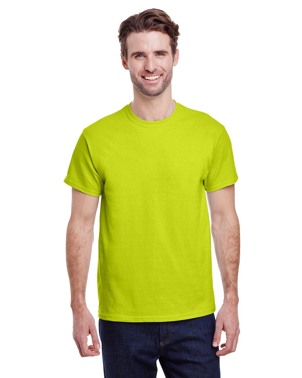 Gildan G500 Adult Solid Heavy Cotton Tee Plain Blank Casual T-Shirt