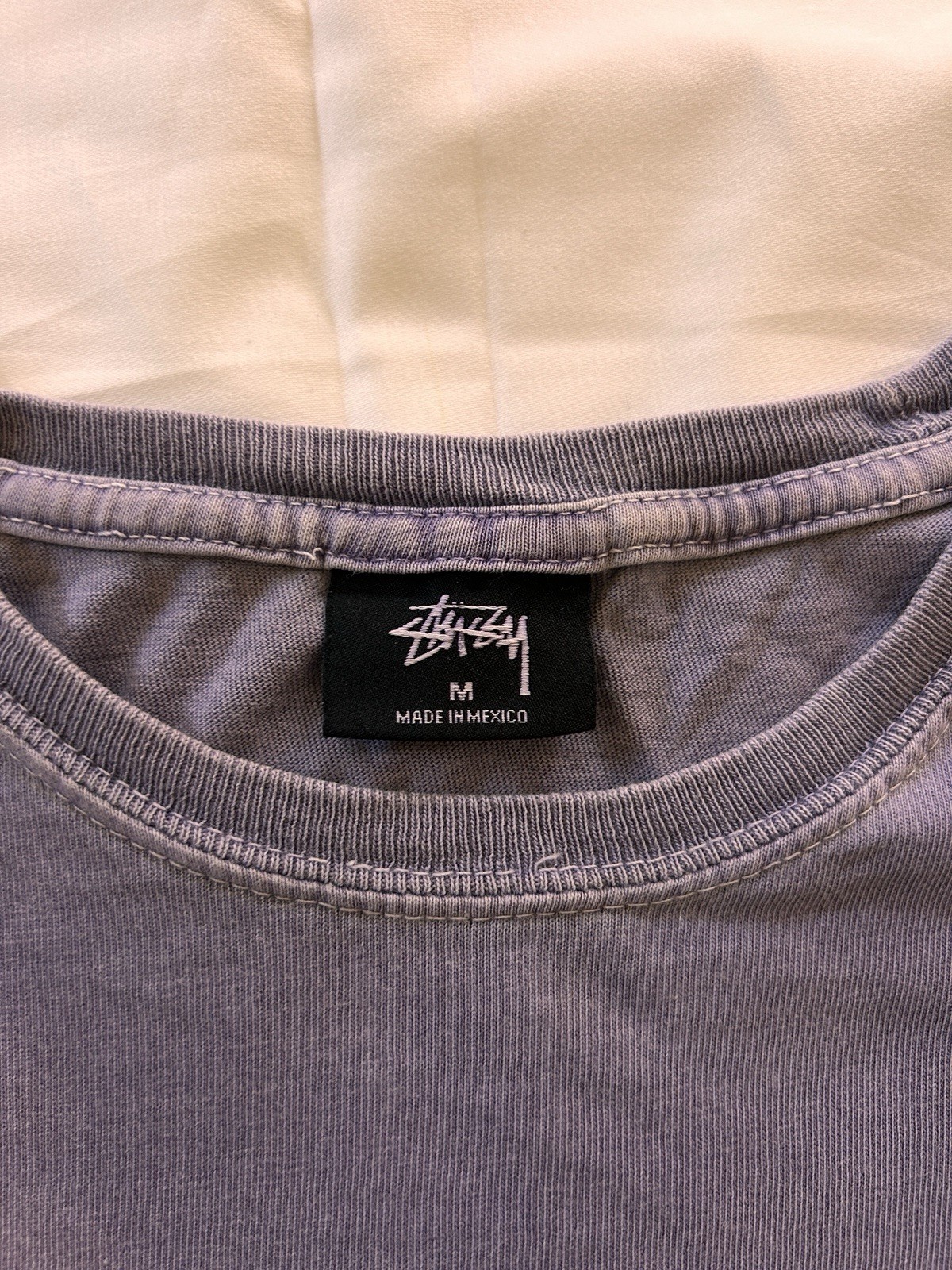 Stussy Purple Tshirt M Vintage – See Photos!