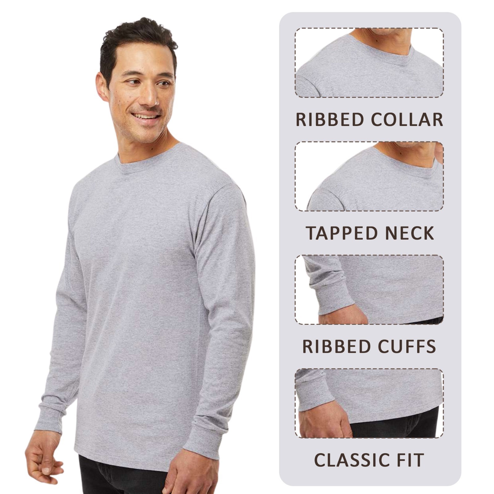 Gildan Long Sleeve Blank T-Shirt 50/50 Cotton/Poly Craft & DIY Tee
