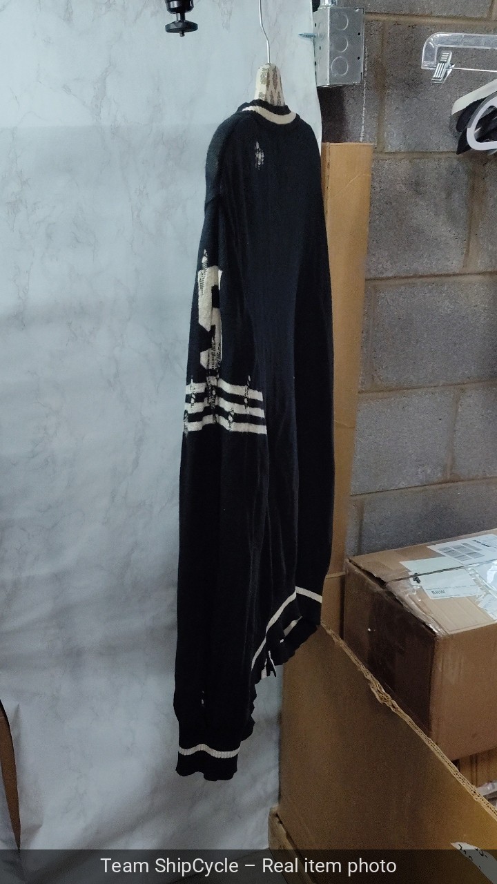 Mihara Yasuhiro 11SS Damage Processing Tiger Knit Cardigan Sz M L G2U