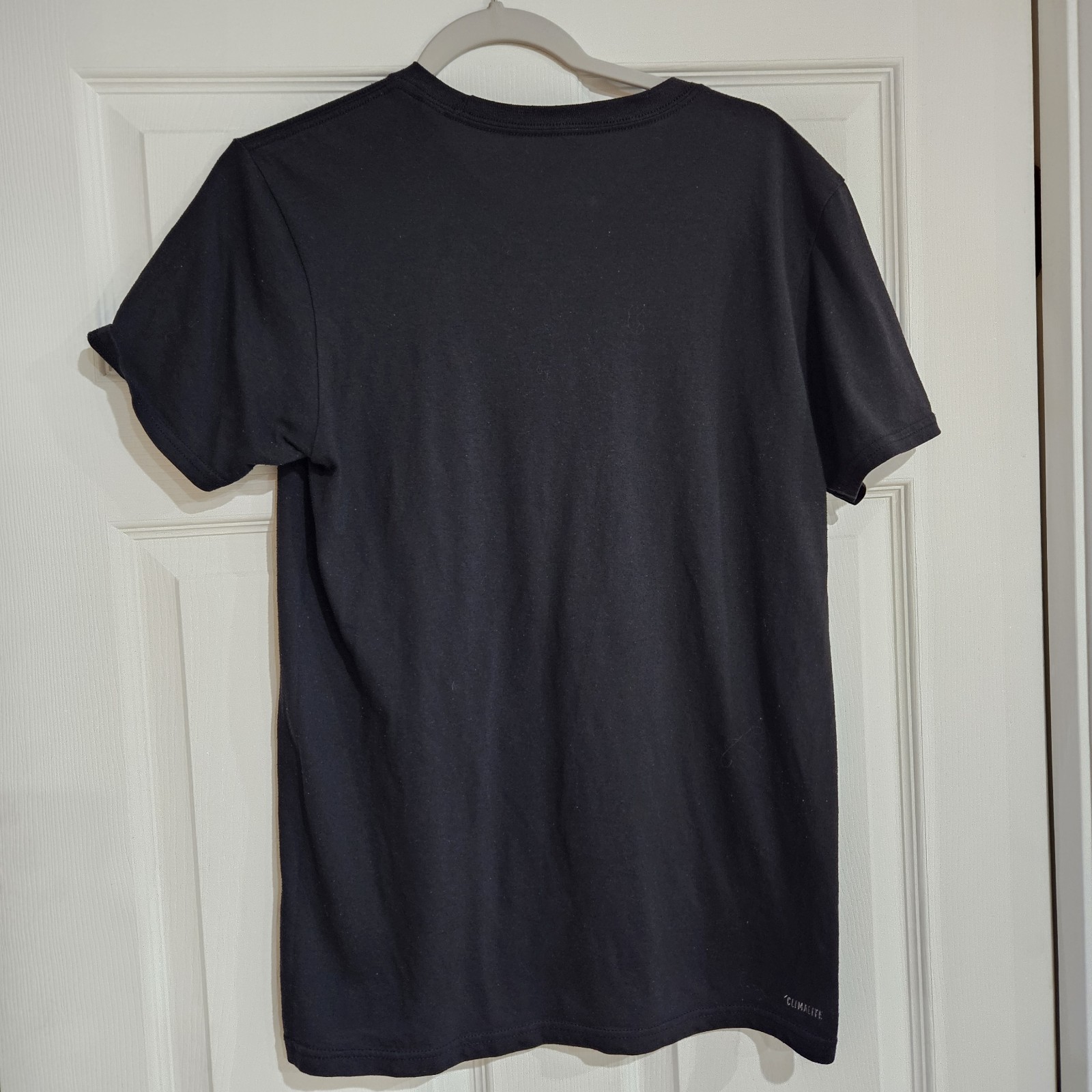 Adidas The Go-To Performance Crew Neck T-Shirt Men’s S Black White Logo Print
