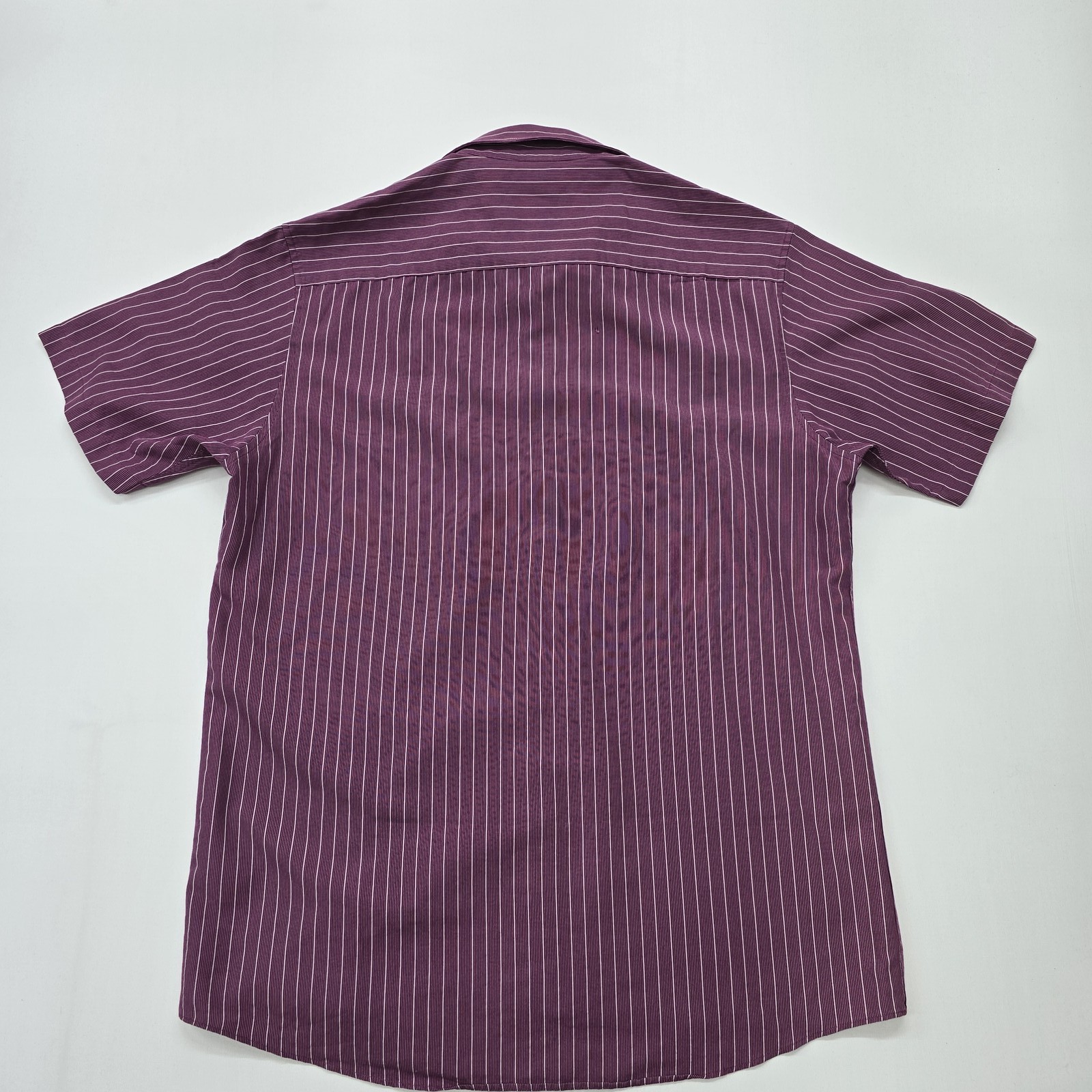 Polo Mens Purple Striped Button Up Chest Pocket Shirt XXL Regular