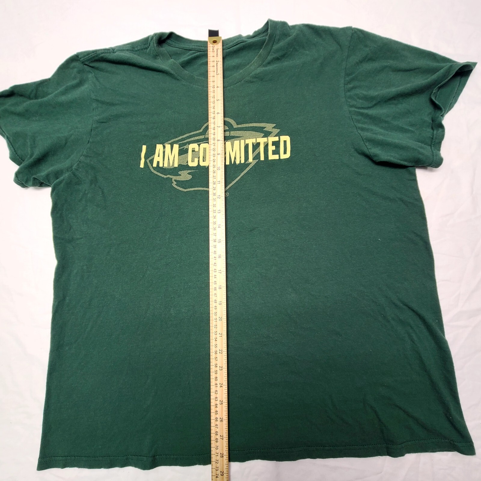 Minnesota Wilds I Am Committed The Comcert Tee District Green 2XL Pre-shrunk
