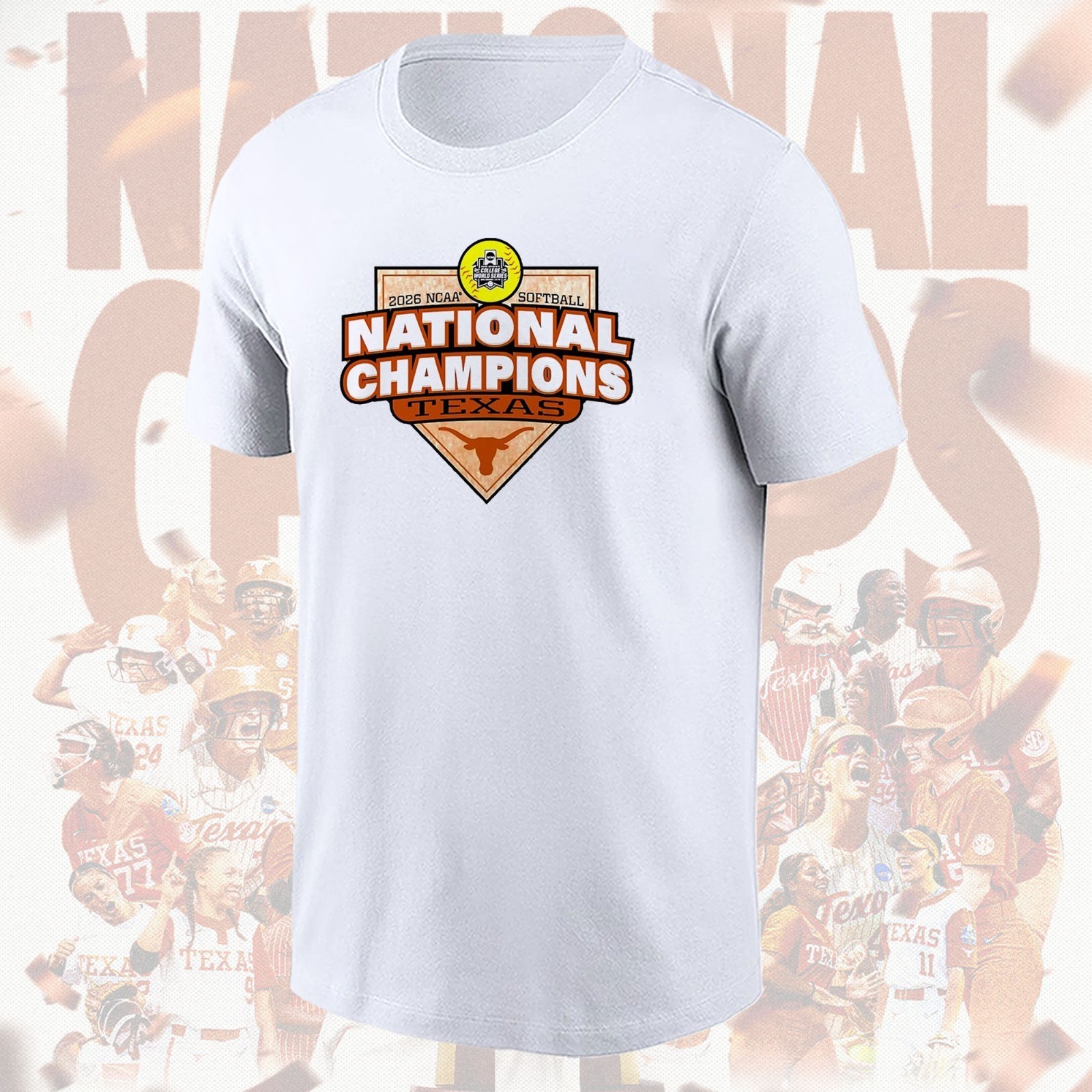 FREESHIP! Texas Longhorns Softball NCAA National Champions 2026 Gift For Fans