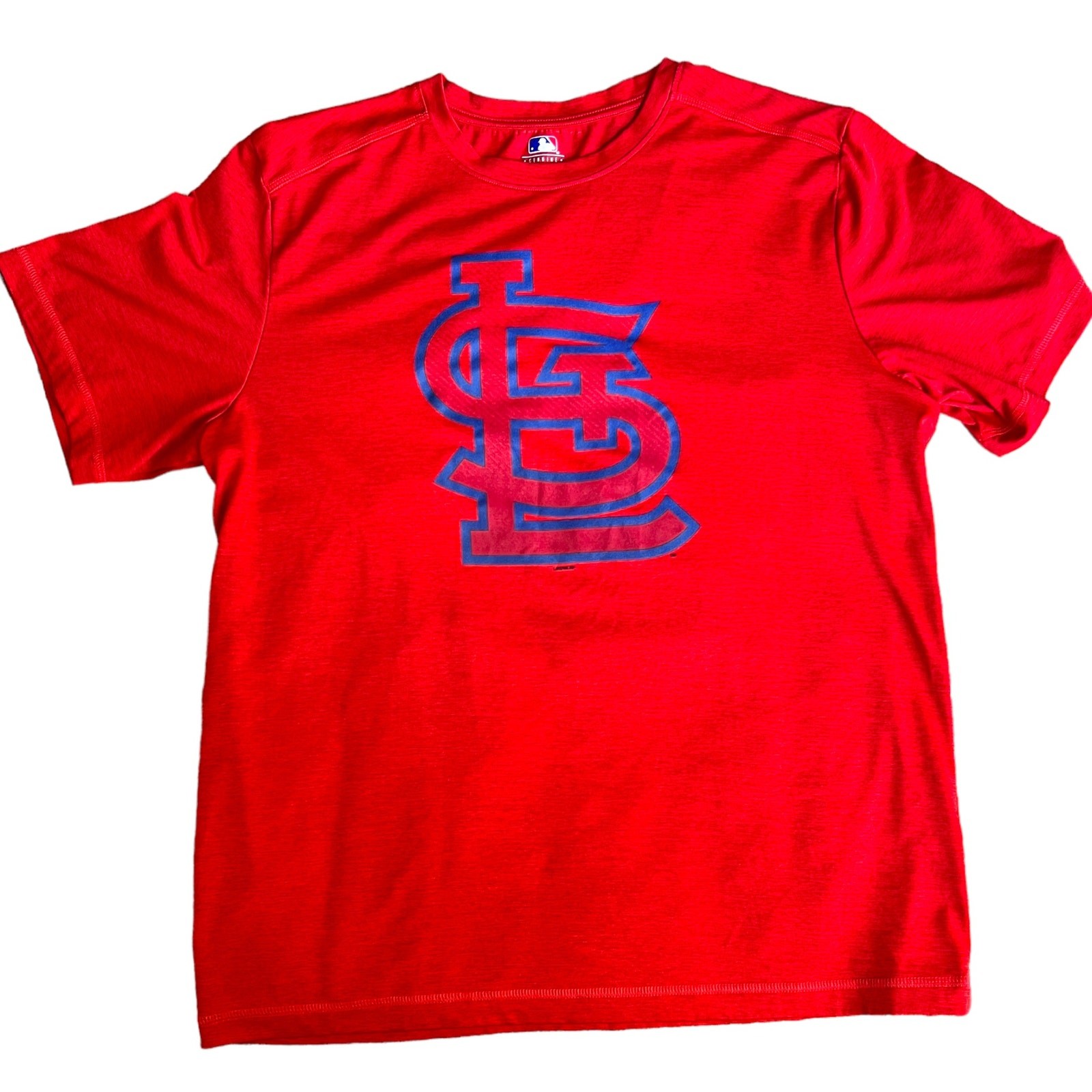 MLB (L) St. Louis Cardinals STL Logo Genuine Merchandise Moisture Wick Tee