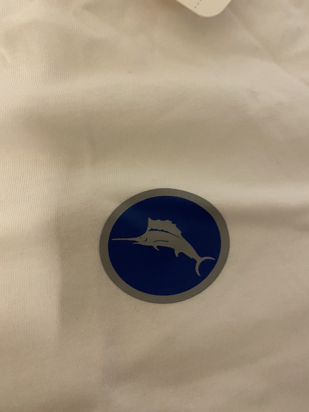 Tommy Bahama Withe T -shirt Forecast Mostly Mild Sz S