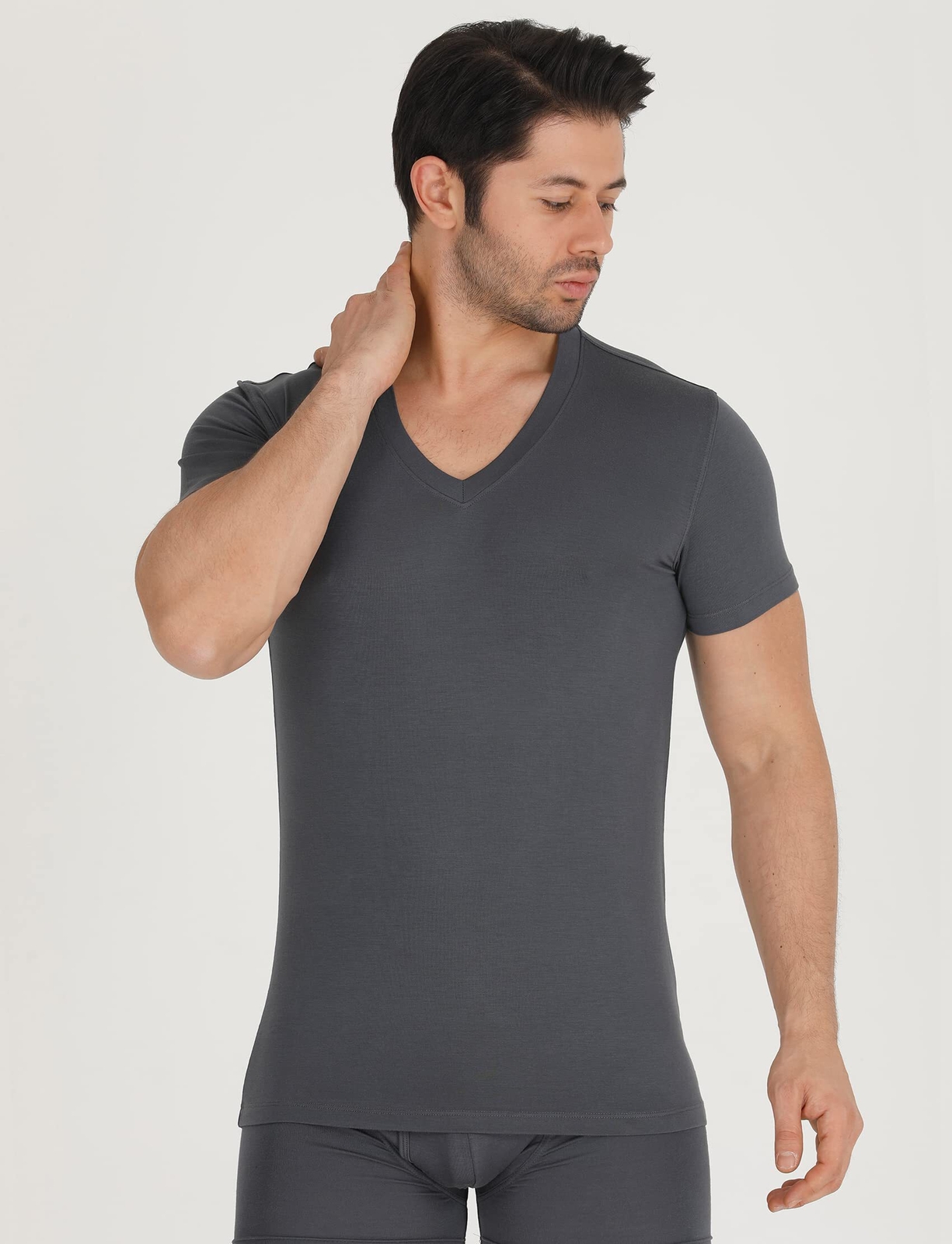 Bamboo V-Neck Undershirt (3 Pack)