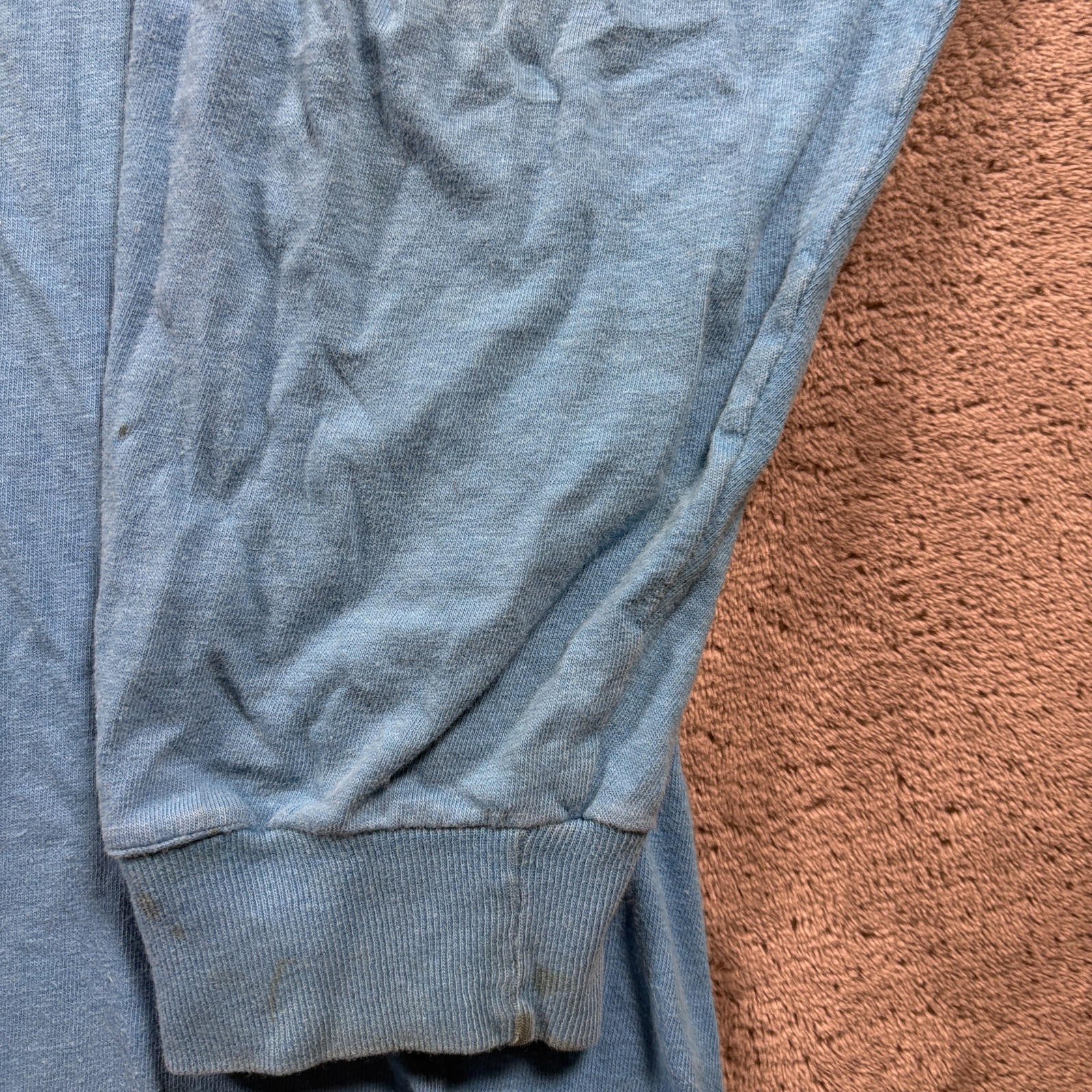 Vintage 1983 Ocean Pacific Op Surf Shirt Mens XL Blue Logo Long Sleeve Pullover