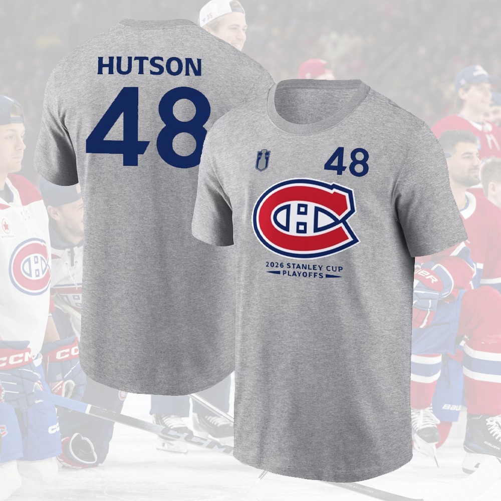 Montreal Team 2026 Playoffs Name & Number Collection: Hutson, Caufield, Suzuki