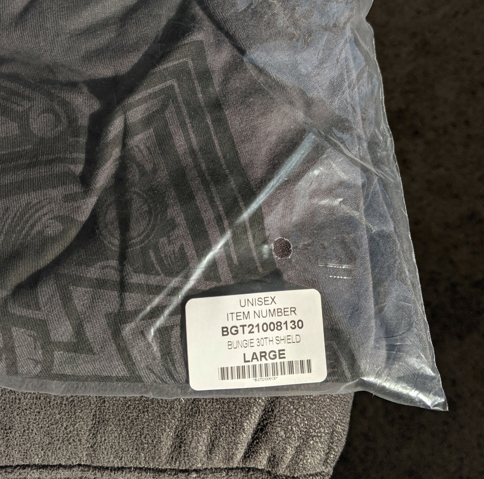 Bungie Destiny Marathon Halo Dev 30th Anniversary Collection Shield Shirt Large