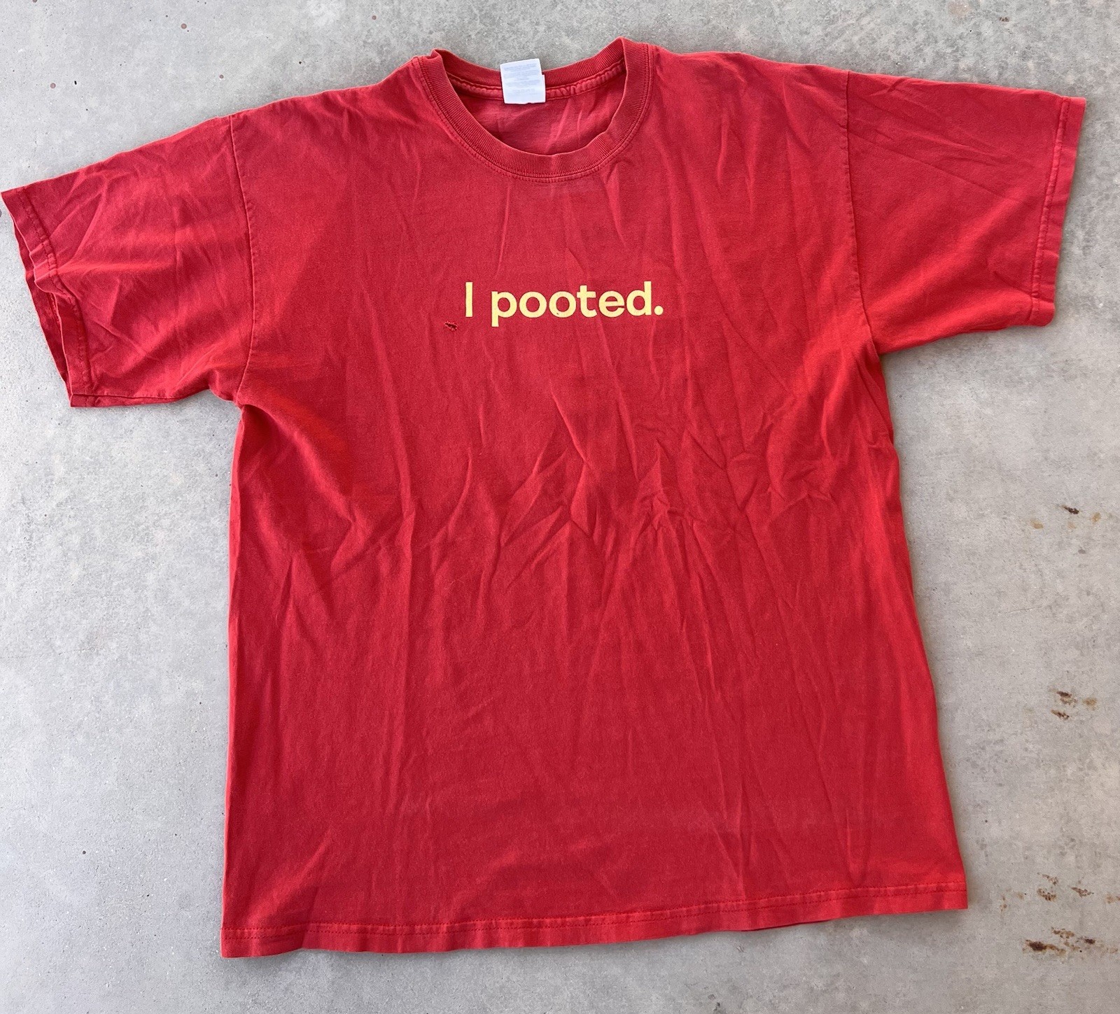 I Pooted Cheese Shirt Large Foster’s Home for Imaginary Friends Cartoon Network