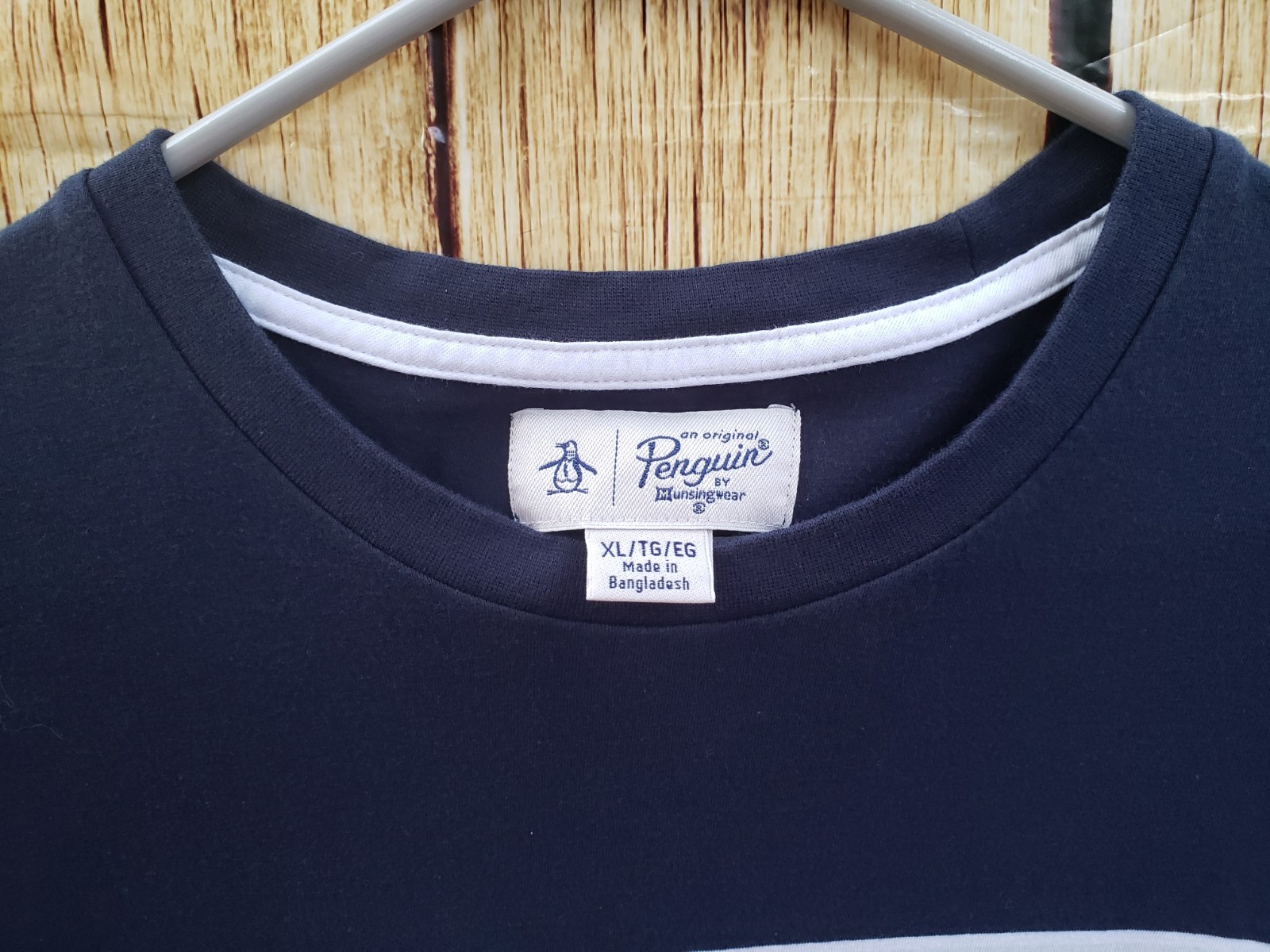🔥 Original Penguin Blue / White Striped Shirt Men’s XL Slim – Large L Regular