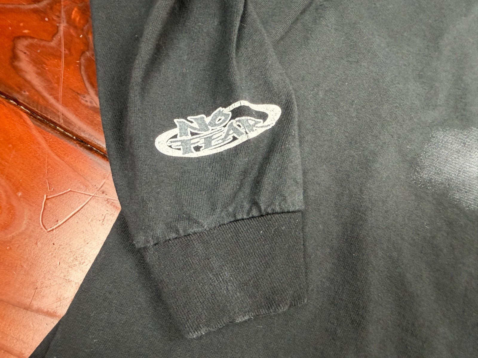 Vtg 90s No Fear Long Sleeve Black At 200mph You Have No Friends XL