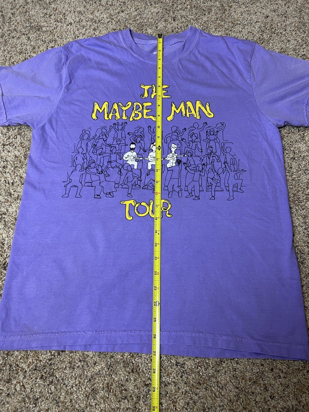 AJR THE MAYBE MAN TOUR 2024 Purple Unisex TShirt (size Medium)