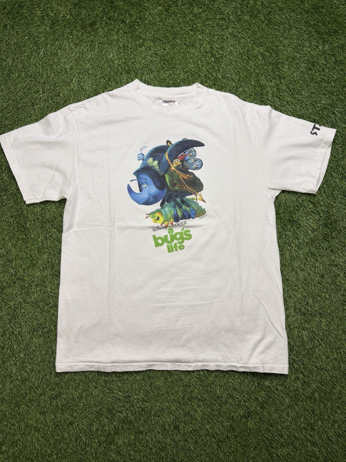 Vintage 90s Disney Pixar A Bug’s Life Staff Movie Promo Shirt Size L