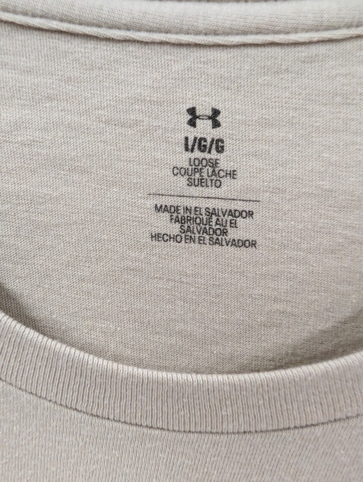 Under Armour Men’s Freedom Snake Knife Cotton Desert Sand T-Shirt Sz L New