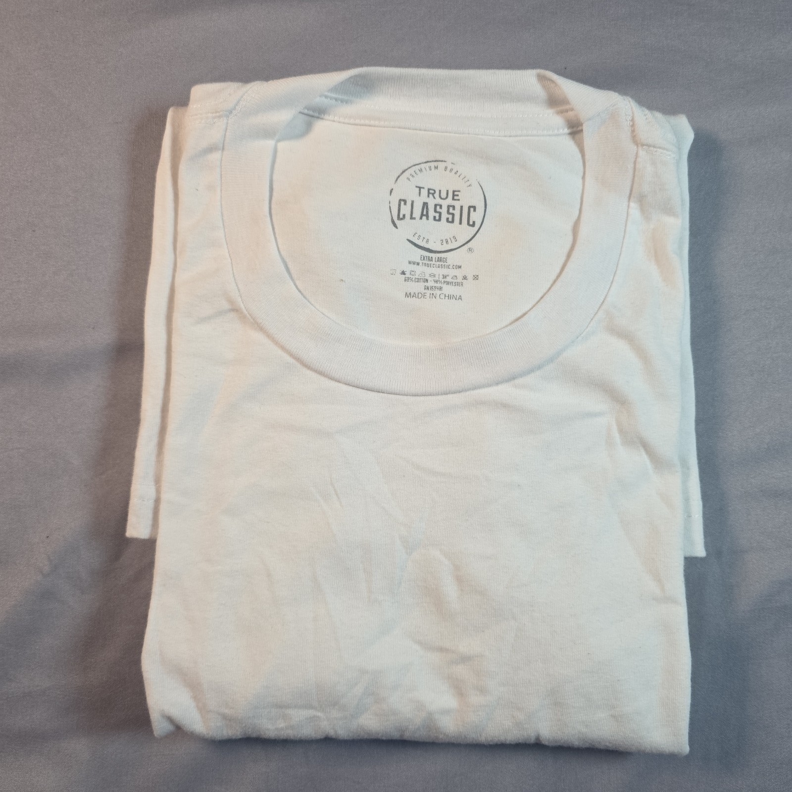 True Classic Crew Neck (3 pack) extra large XL Black, Gray, White