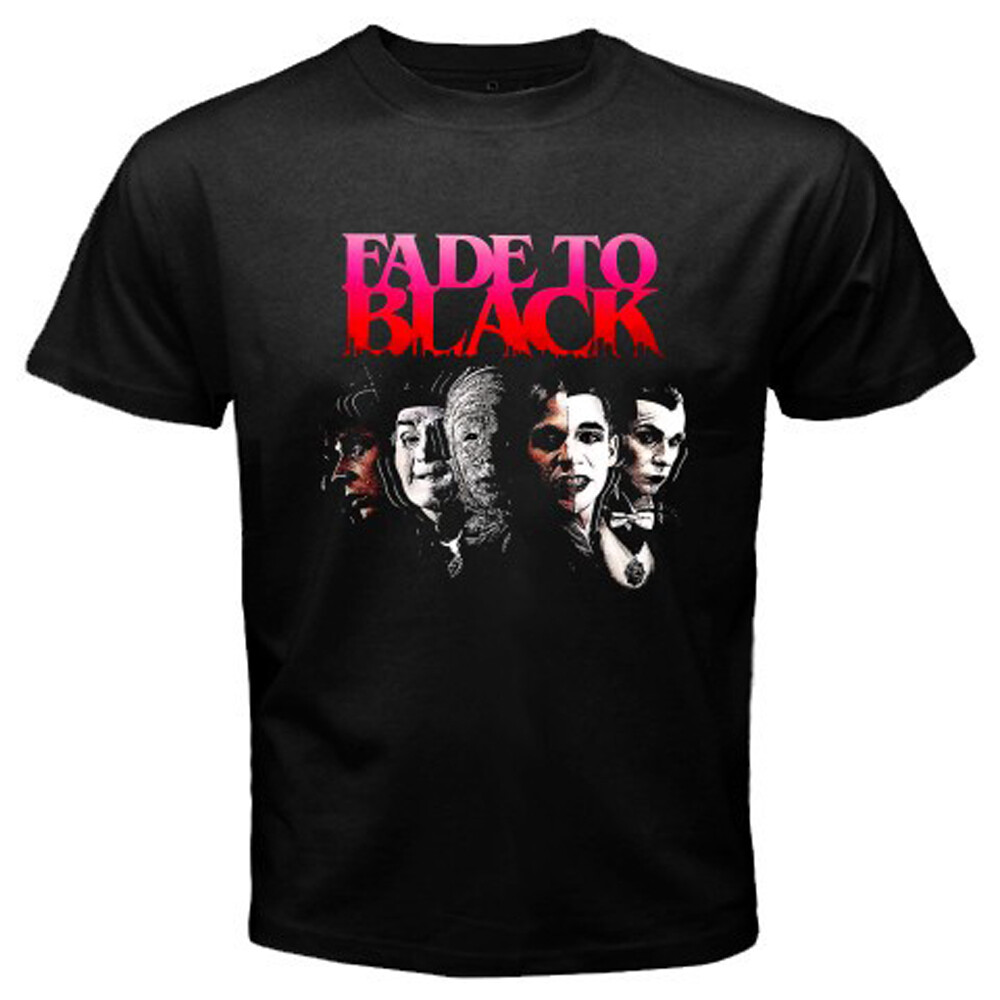 Fade To Black Horror Movie Men’s Black T-Shirt Size S-5XL