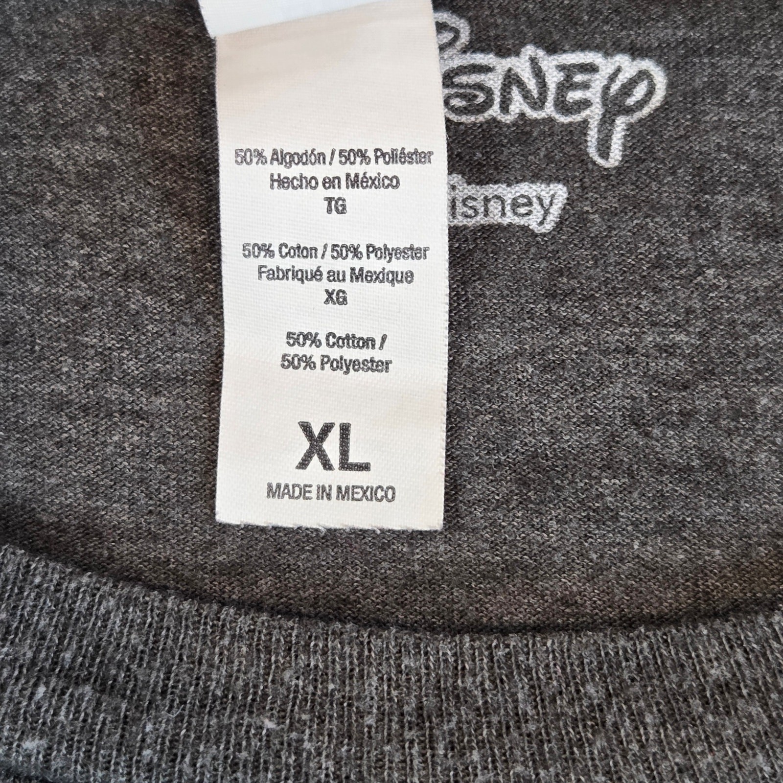 Disney Aladdin Genie Jasmine Abu Graphic Tee Shirt XL Tultex Gray