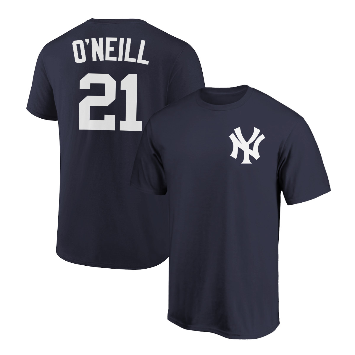 Paul O’Neill T-Shirt New York Yankees Player Name and Number Soft Jersey Tee
