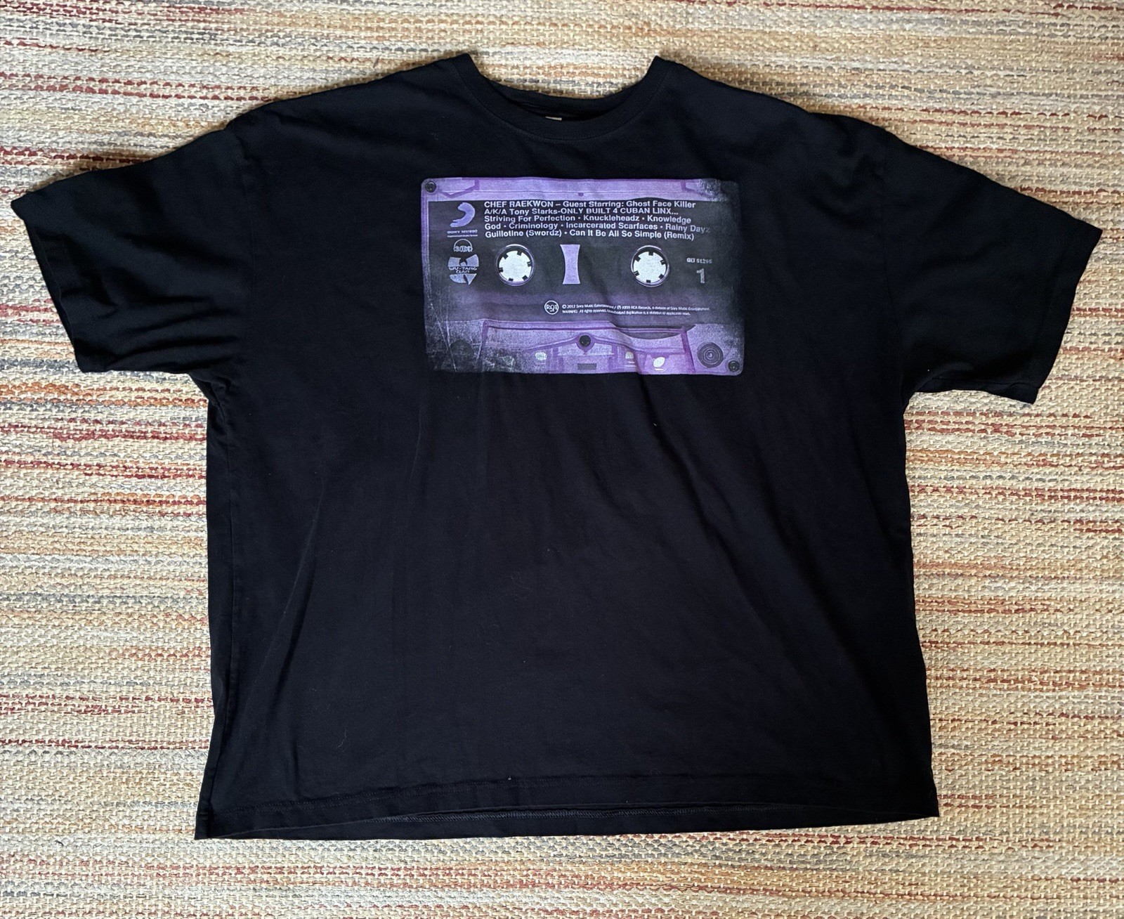 Wu-Tang Shirt Size XXXL 3XL Raekwon The Chef Purple Tape Ghostface Killah