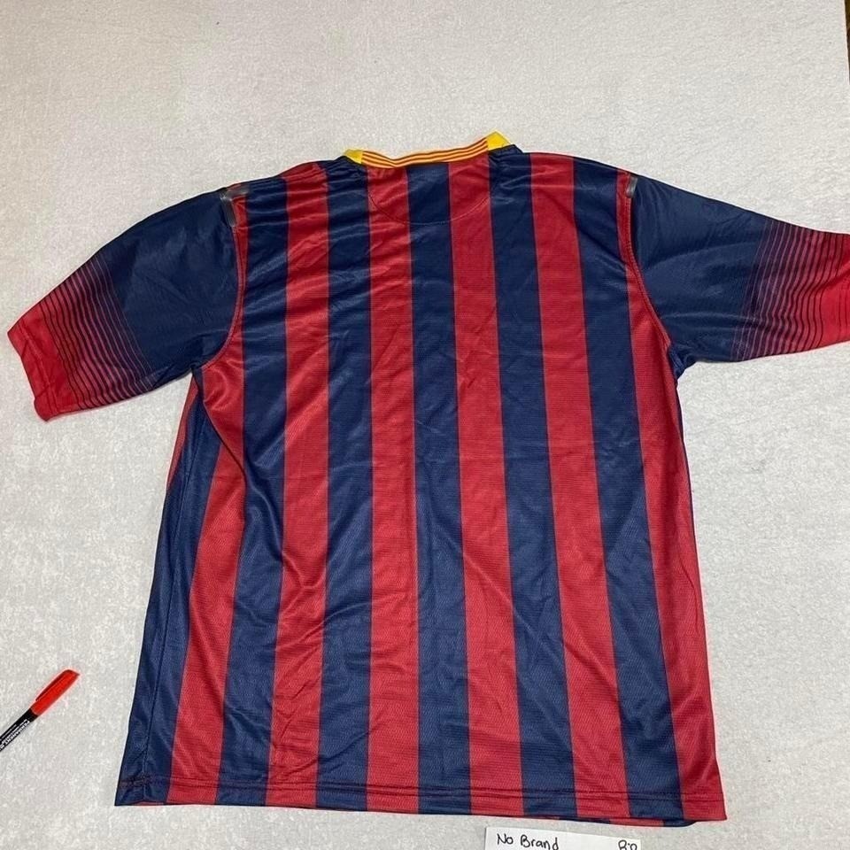 No brand Red and navy Barcelona football shirt XL. SKU498 #BarcelonaFC