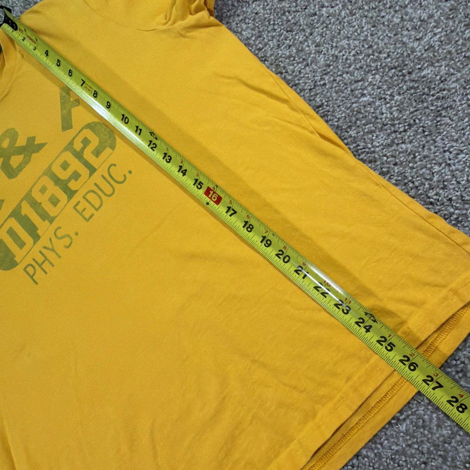 Vintage Abercrombie And Fitch Longsleeve Faded Yellow 90s Classic Large Preppy