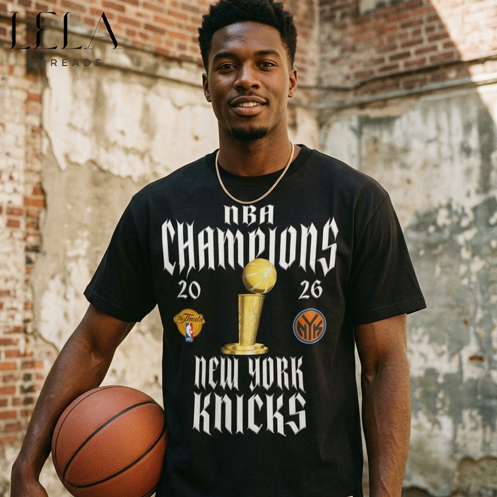 New York Knicks NBA Champions 2026 Tee Trophy Basketball NYK Fans Unisex T-Shirt