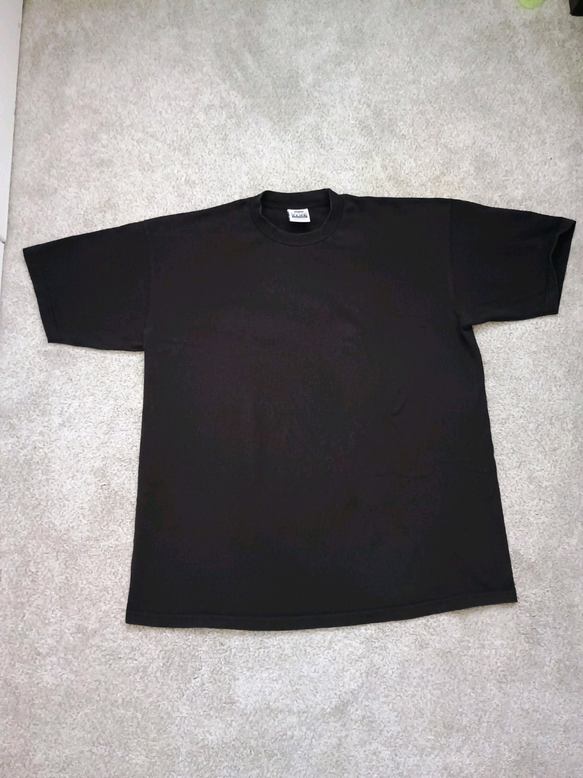 Pro Club Heavyweight Black Crew Neck Short Sleeve T-Shirt Men’s 3XL Tall