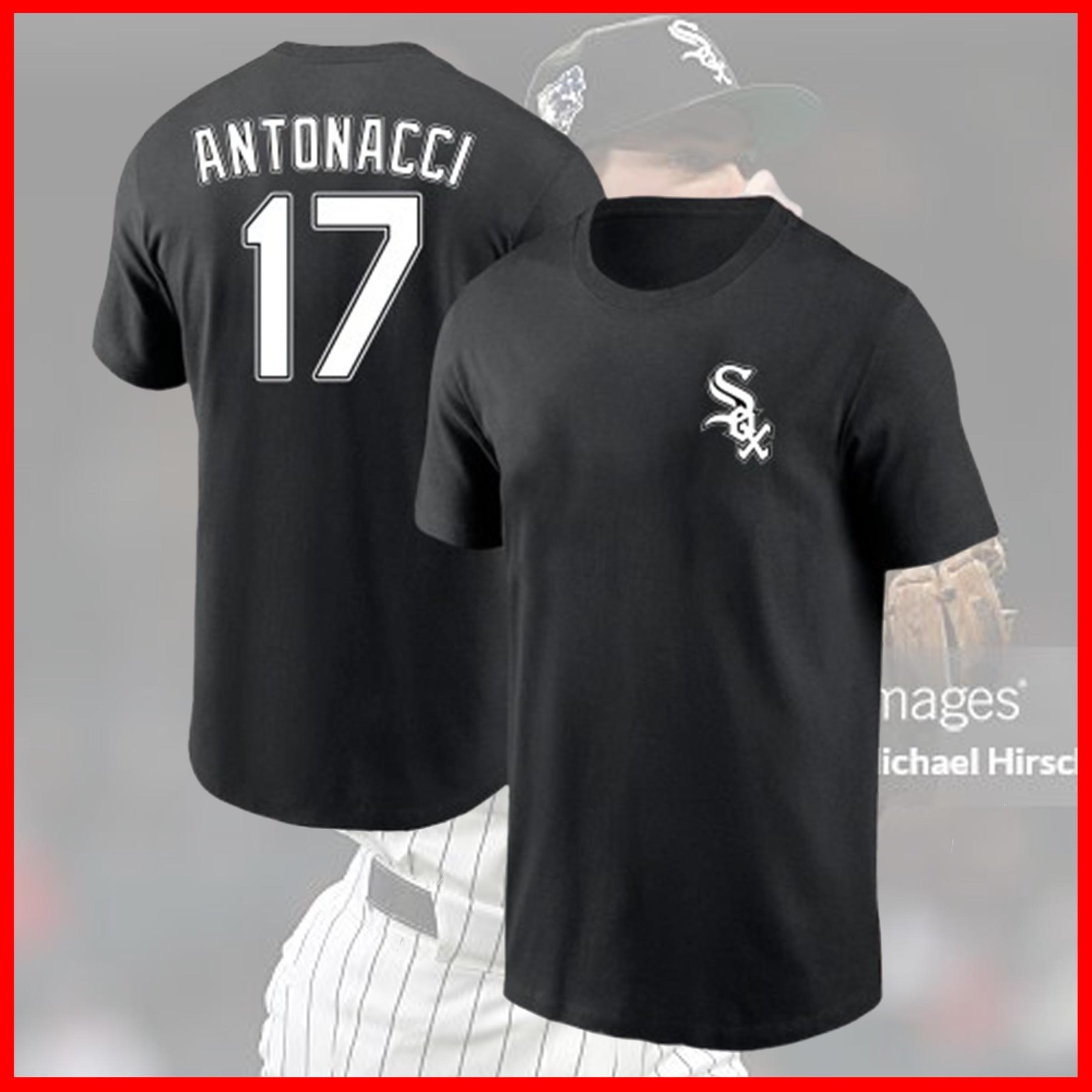 🔥 2026 Sam Antonacci #17 Chicago Baseball Team Name & Number Gifts For Fan