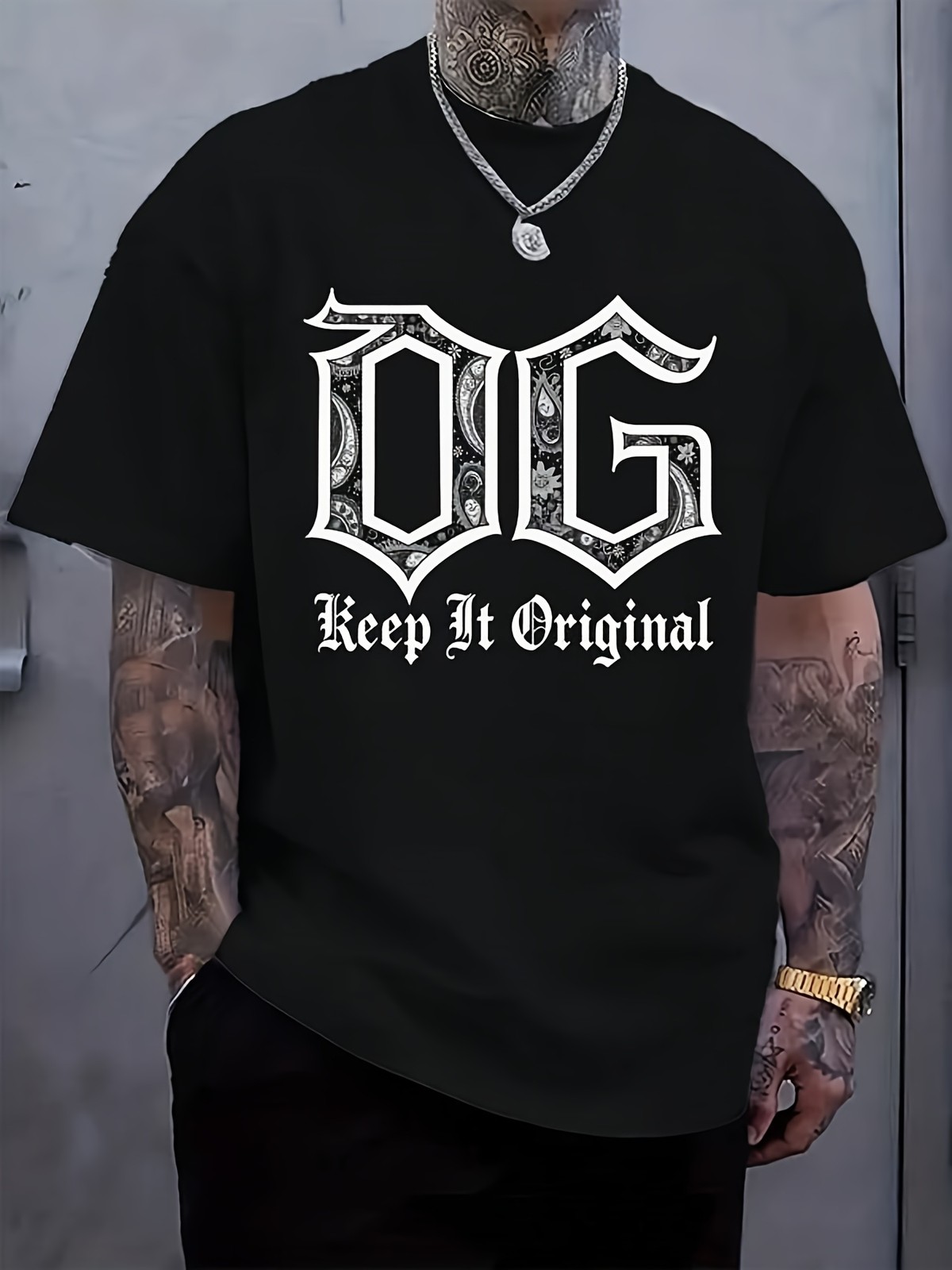OG Keep It Original Shirt Gothic Graphic Streetwear Tee