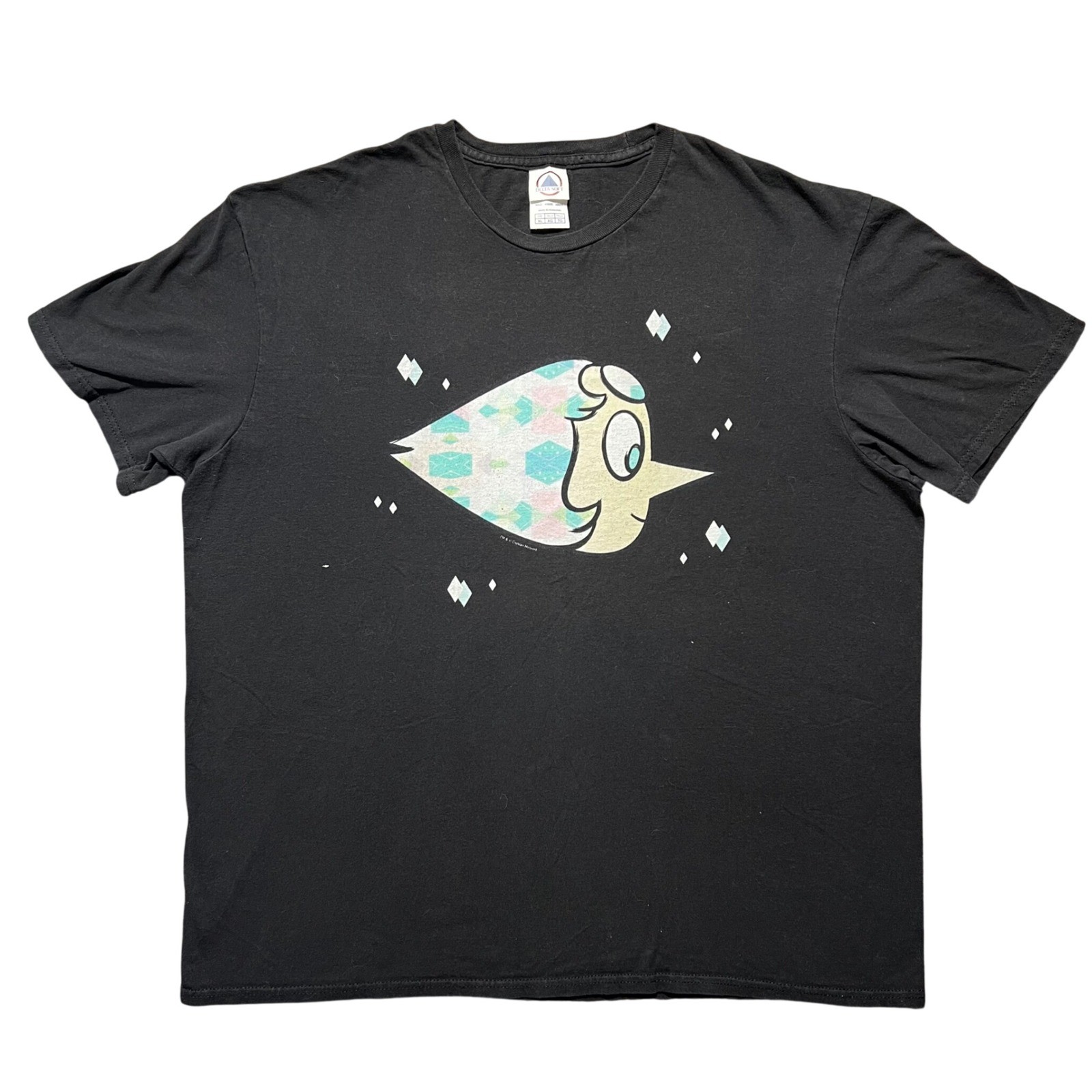 Cartoon Network Steven Universe Pearl Graphic T Shirt Mens XL Black Delta Soft