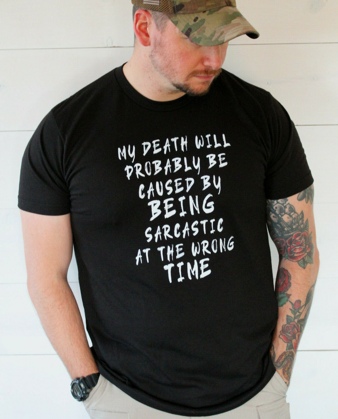 Being Sarcastic Funny T-Shirt 65% poly / 35% cotton Unisex