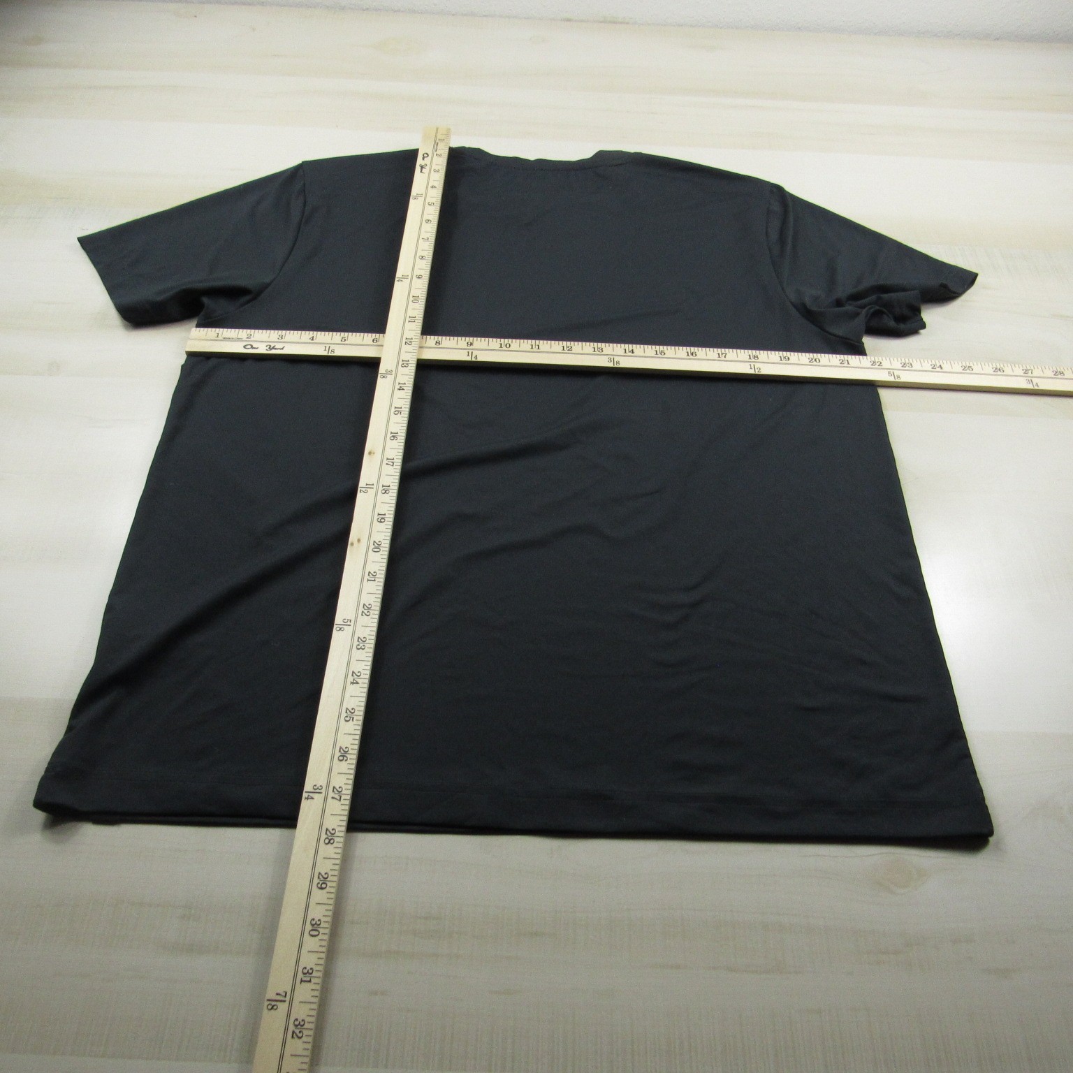 Rhone Shirt Mens Large Black Essentials Tech Performance Stretch Gym Training