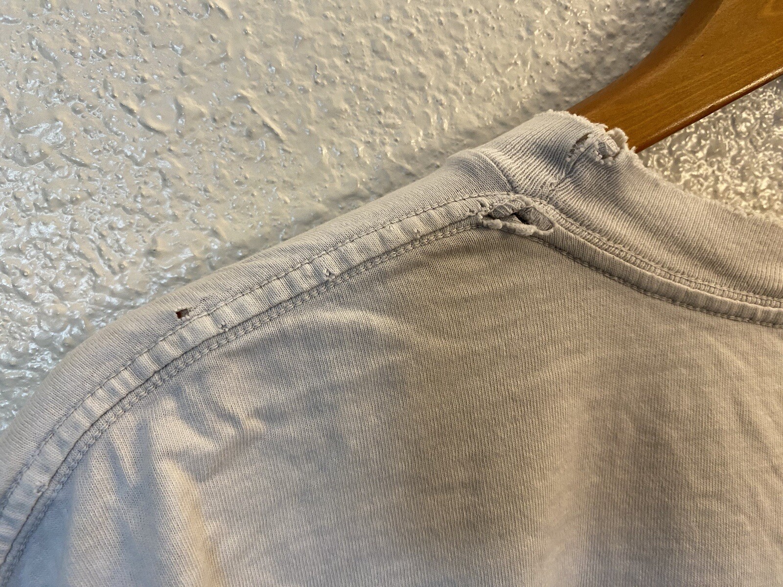 Vintage Polar Graphics USA Wolf Pack Shirt Distressed White/Grey Size XL RARE