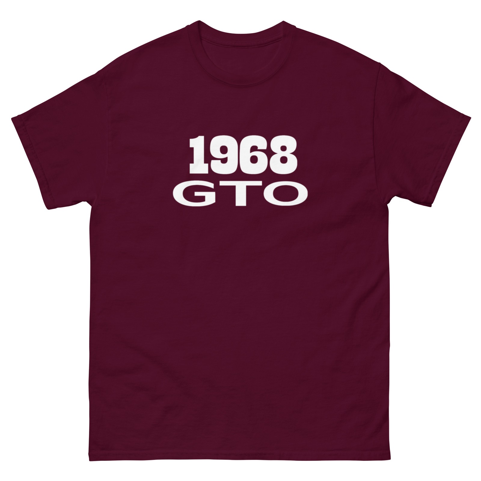 1968 GTO T-SHIRT SIZES SMALL thru 5XL AVAILABLE CHOOSE FROM 12 COLORS!