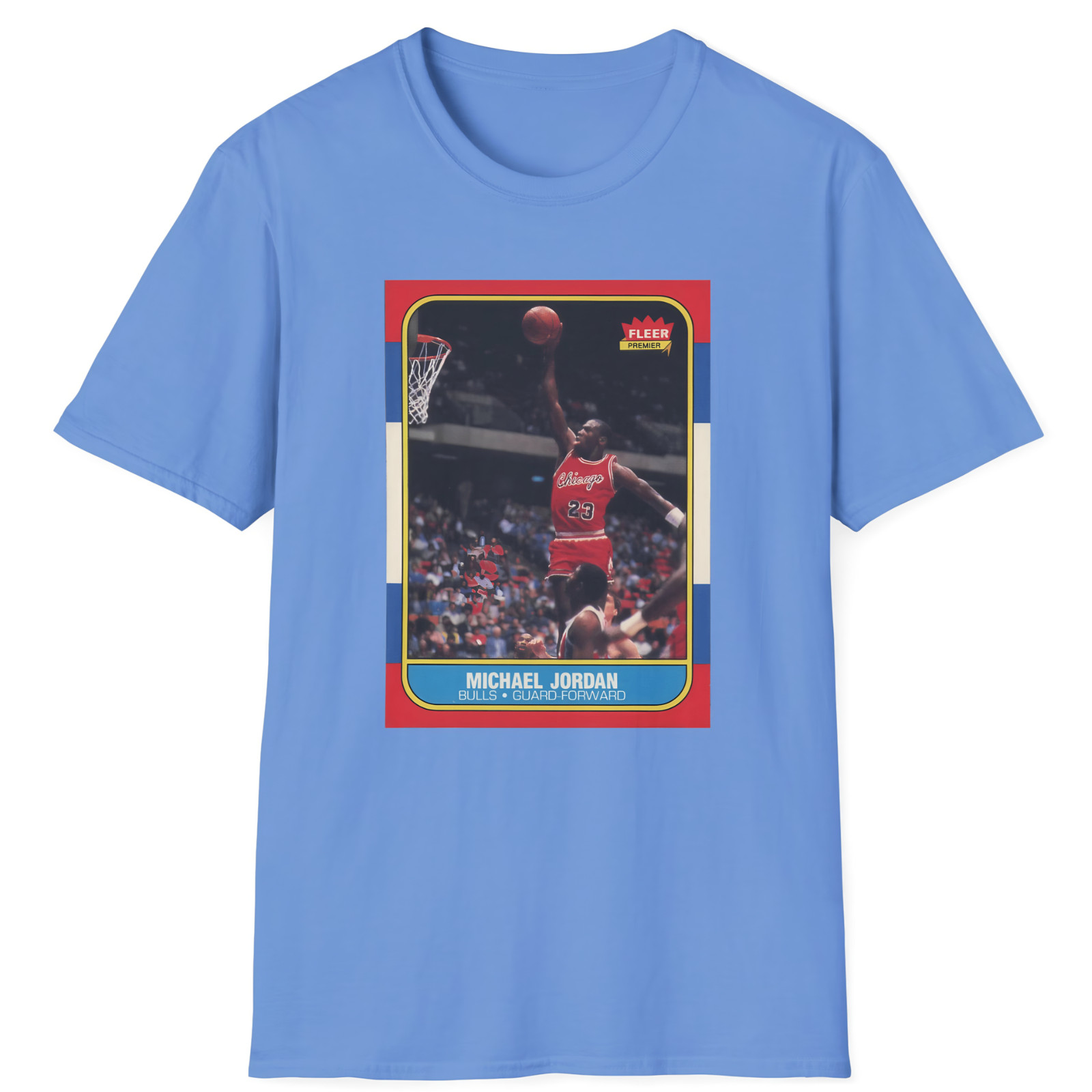 Michael Jordan Rookie Card T-Shirt – Vintage 1986 Fleer Basketball #57 PSA 10