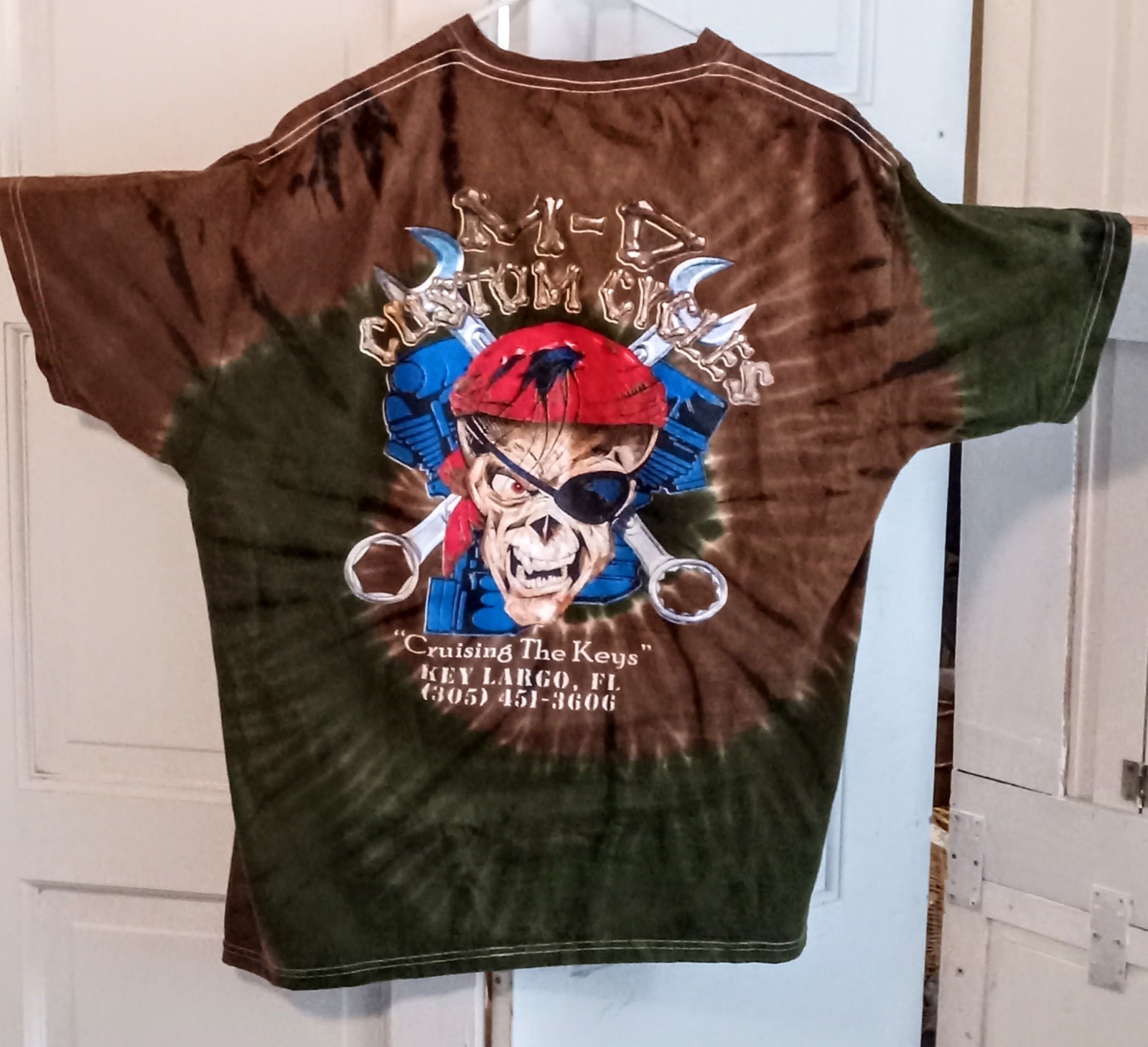 Harley-Davidson T-Shirt-Graphic Print Back-Front Logo-Chest 44in-Lg-pre-owned