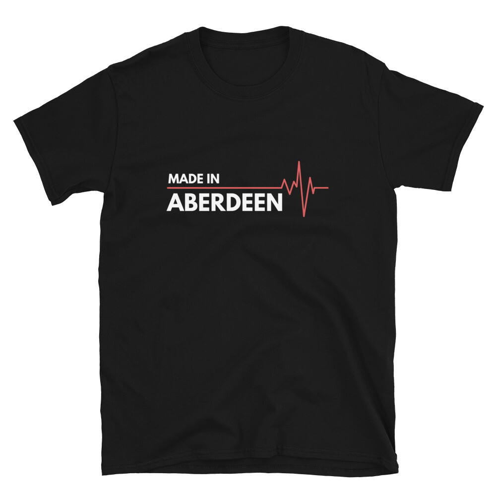Born In Aberdeen UK United Kingdom Birth City T-Shirt