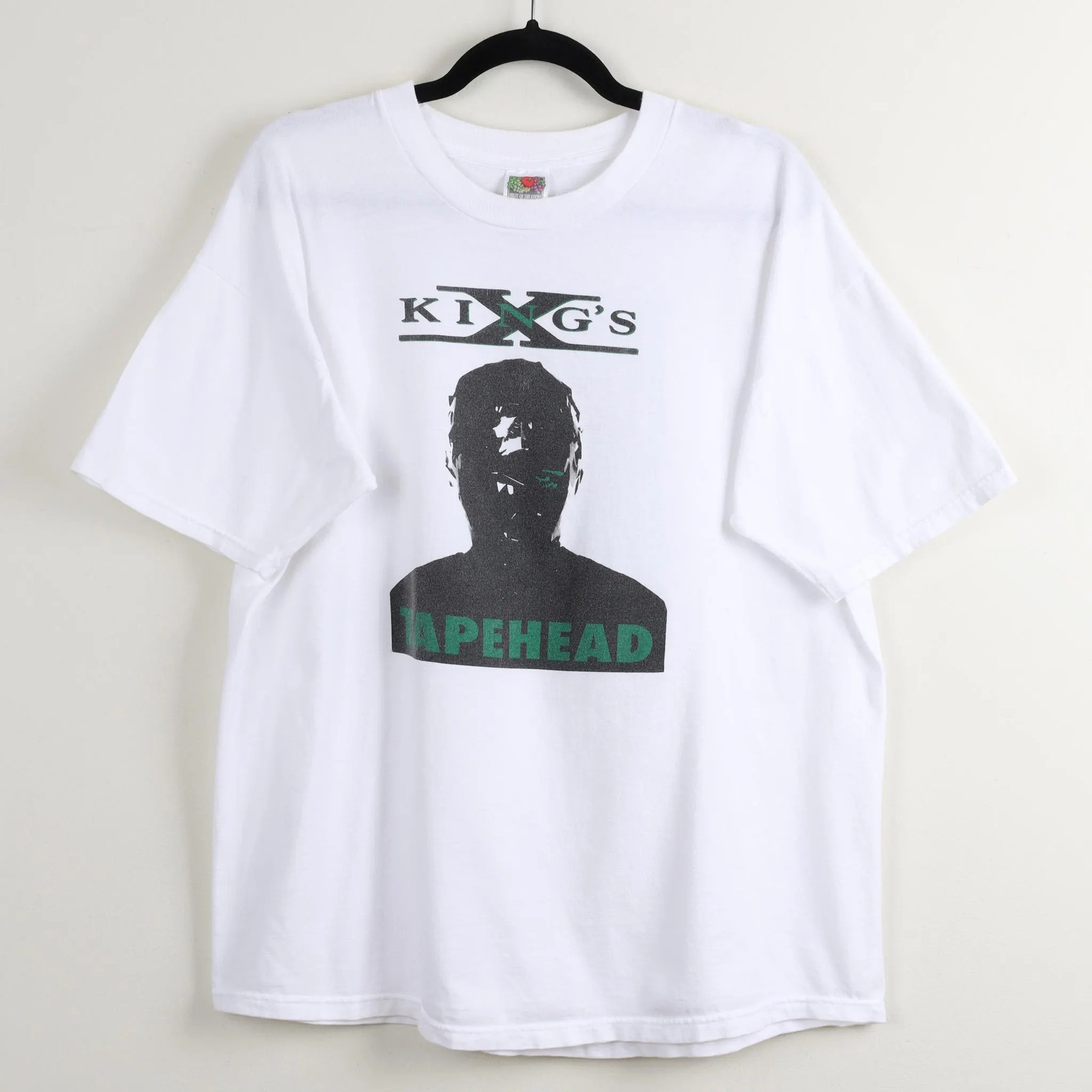 Vintage 90s King’s X Rock Band Tapehead 1998 Music Tour Rocker T-shirt Size XL