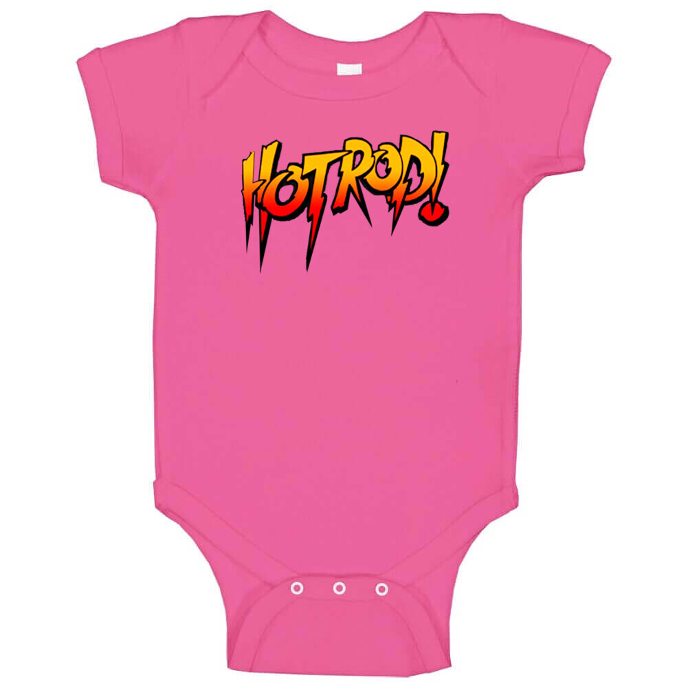 Hot Rod Rowdy Roddy Piper Retro Wrestling Baby One Piece