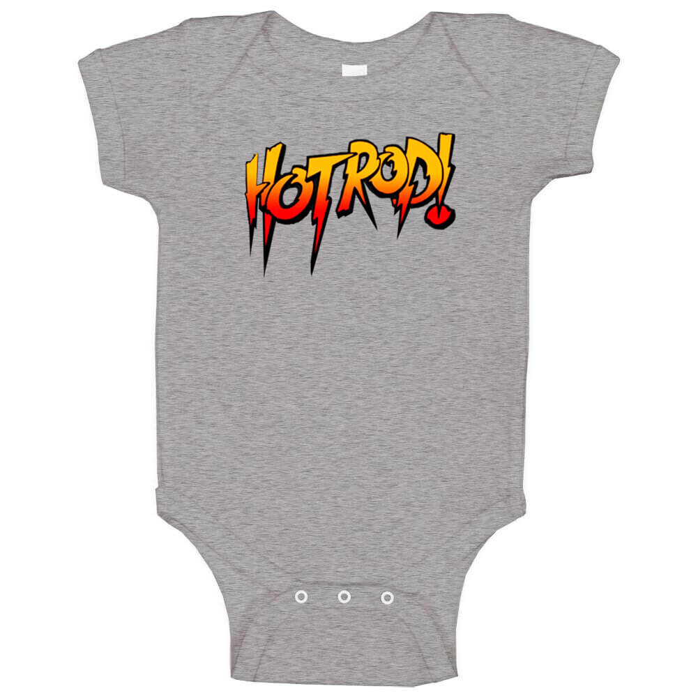 Hot Rod Rowdy Roddy Piper Retro Wrestling Baby One Piece